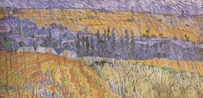 Vincent Van Gogh Landscape at Auvers in the  Rain (nn04)